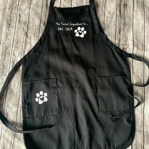 The Secret Ingredient Is Dog Hair Kitchen Apron